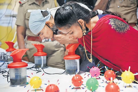 A Herbal Steam Centre was inaugurated at Chennai Central railway station on Sunday | R Satish Babu