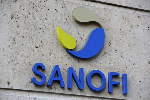 Logo of French drug maker Sanofi in Paris. (Photo | AP)