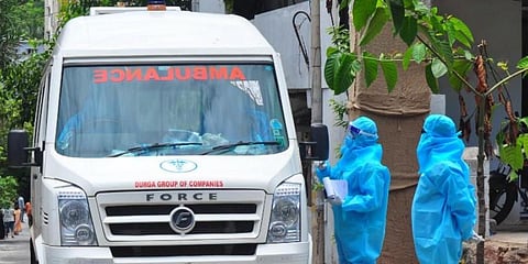 Driver of the ambulance refused to take the body back to Badvel and abandoned it on the roadside. (File photo | EPS)