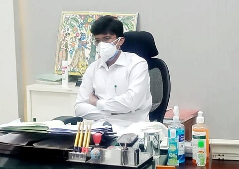 Dr SM Thiyagrajan, District Magistrate of Darbhanga.