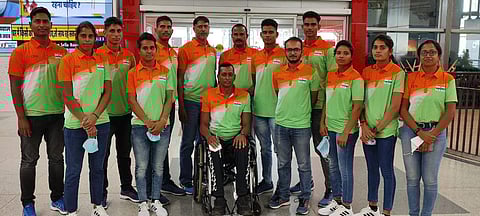 The Indian rowing team for Tokyo