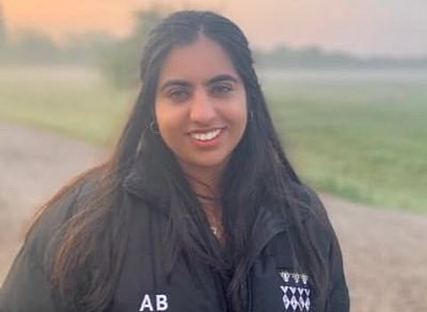 Anvee Bhutani, new president-elect of the Oxford Student Union. (Photo | Twitter/@anveebhutani)