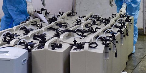 Image of oxygen concentrators for representation (Photo | PTI)