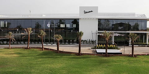 The Piaggio plant in India. (Photo| Special Arrangement)