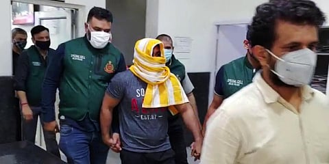 restler Sushil Kumar arrested by Delhi Police special cell in connection with the Chhatrasal Stadium murder case. (Photo| ANI)