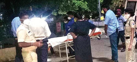 The woman being shifted to the KC General Hospital.