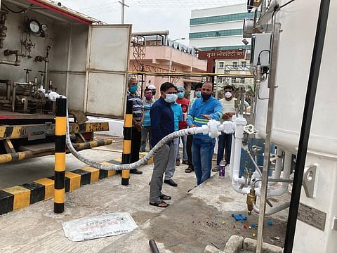 Medical oxygen plant at MKCG-MCH.