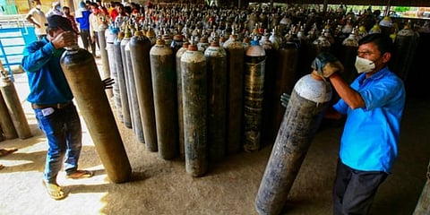 Oxygen Cylinders (Photo | PTI)