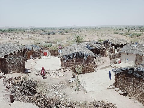 Houses of Pakistani migration in the outskirts of Jodhpur (Photo | EPS)