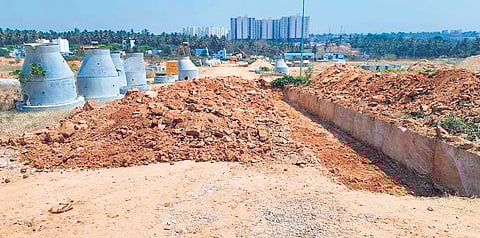 Work hit, KG Layout may not be ready by year-end