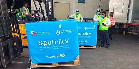 Sputnik V vaccine will be fully launched in the country only by mid-June. (Photo | PTI)