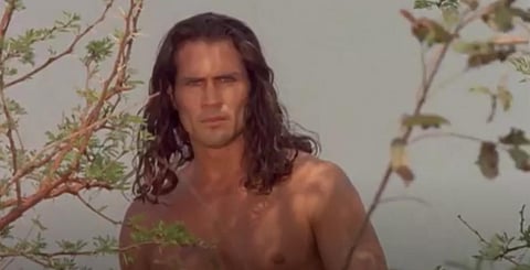 Actor Joe Lara in a scene from 'Tarzan: The Epic Adventures'. (Photo | YouTube Screenshot)