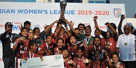 Gokulam Kerala FC are the defending champions of the Indian Women's League (Photo | Special arrangement)