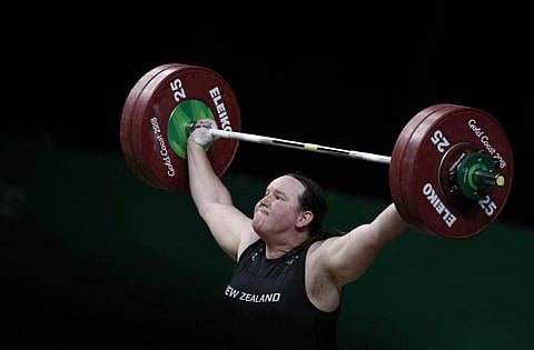 New Zealand weightlifter Laurel Hubbard (File photo | AFP)