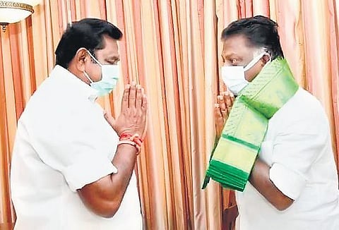 Edappadi K Palaniswami and O Panneerselvam