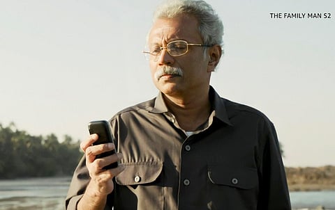 Actor Uday Mahesh as 'Chellam Sir' (Photo | Amazon Prime Video, Twitter)