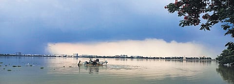 Scientists say that these clouds can make the sky look brighter as they float around and reform constantly. (Photo | EPS/RVK RAO)