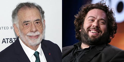 Hollywood filmmaker Francis Ford Coppola (L) and actor Dan Fogler (Photo | AP)