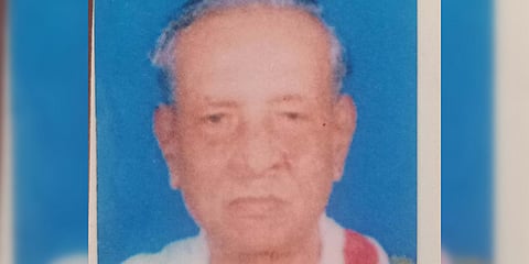 Veteran freedom fighter A Arulraj (Photo| EPS)
