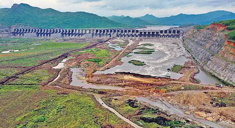 Godavari water being diverted via Polavaram approach channel I Express