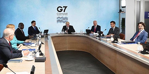 Leaders of the G-7 countries.