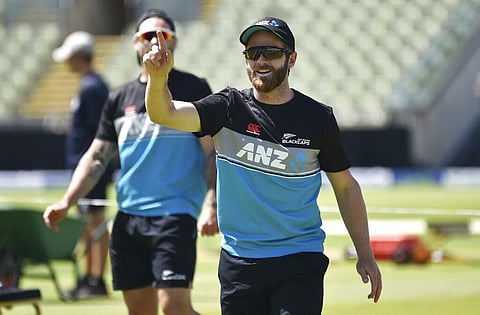 New Zealand's Kane Williamson during a nets session at Edgbaston. (Photo | AP)
