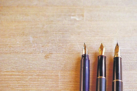 The joy of a fountain pen