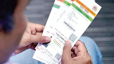 The government told the Rajya Sabha in a written reply in April 2023 that linking Aadhaar details with voter identity cards had not started. (Representational Photo)
