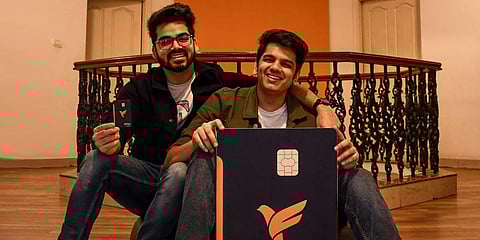 FamPay founders Kush taneja (L) and Sambhav Jain (Photo| Special Arrangement)