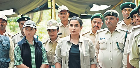 Vidya Balan in a still from the film Sherni. (File Photo)