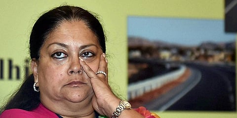 Former Rajasthan CM Vasundhara Raje (Photo | PTI)