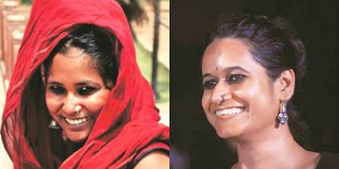 Student activists Devangana Kalita (L) and Natasha Narwal (Photo| Twitter)