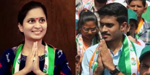 Priyanka Jarkiholi (24), an MBA graduate, is working on several social service initiatives for the past two years with her father, while Rahul (22) is doing BE final year (aeronautical engineering).