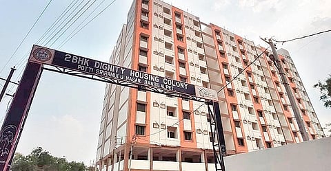 The 2BHK units at Potti Sriramulu Nagar ready for inauguaration