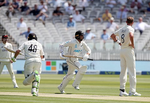 New Zealand won the toss on Wednesday and opted to bat first at Lord's against England (Photo | Twitter)