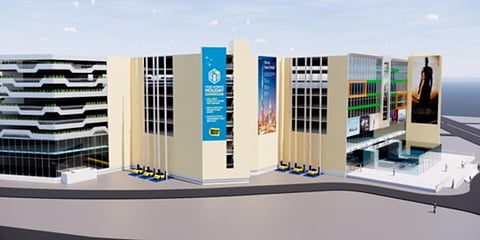 The proposed car park near Sadar Bazaar