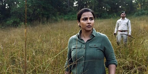 A still from Vidya Balan-starrer 'Sherni'.