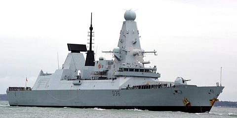 HMS Defender in Portsmouth, England. (File Photo | AP)
