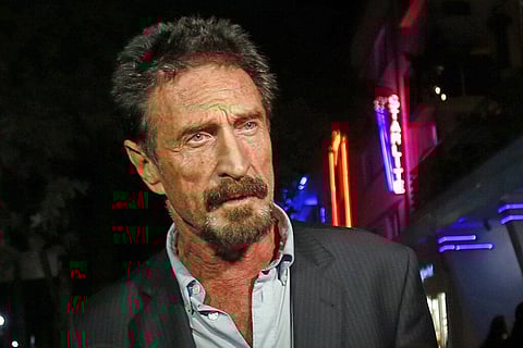 Late McAfee computer security founder John McAfee (File Photo | AP)