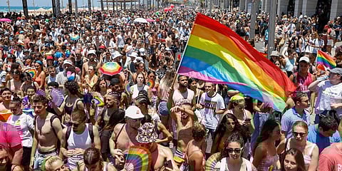 People participate in the annual Pride Parade, in Tel Aviv, Israel. (Photo | AP)