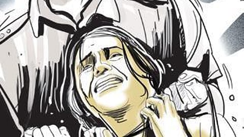 A case has been registered against the woman’s husband, but he and his family claim the wounds were self-inflicted.