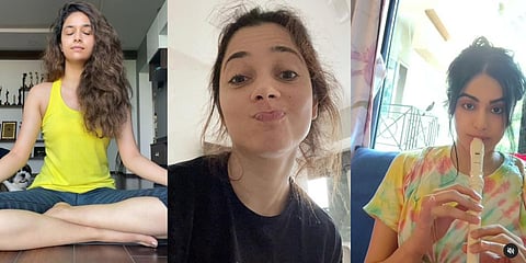 (from left) Keerthy Suresh, Tamannah and Adah Sharma. (Photo| Special Arrangement)