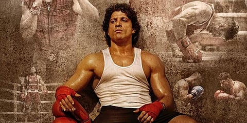 A still from Farhan Akhtar-starrer 'Toofaan'.