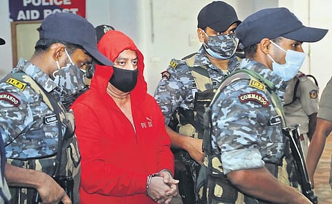 File photo of Ravi Pujari being produced at ACJM court in Kochi on Tuesday | A Sanesh