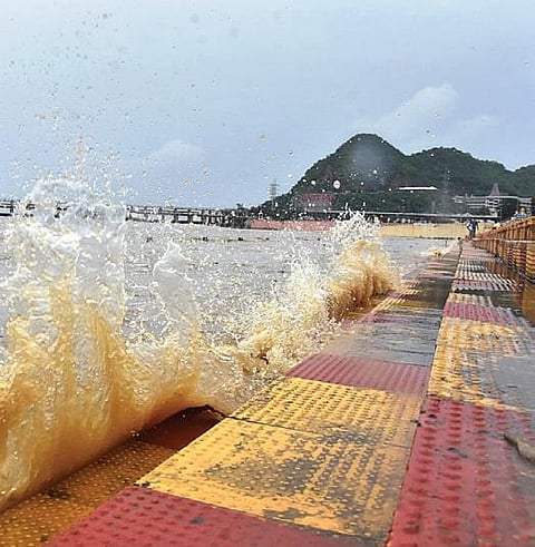 Andhra CM Jagan to lay stone for Krishna flood bank widening works today