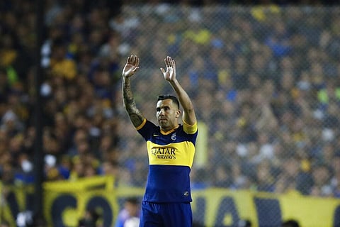 Veteran striker and captain Carlos Tevez. (Photo | AP)