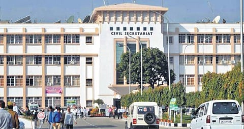 Civil Secretariat in Srinagar