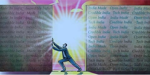 Every nation wants to have a dominant image that will get it the attention of the rest of the world. (Express Illustrations | Amit Bandre)