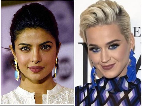(L) Priyanka Chopra Jonas and (R) Katy Perry (Photos | PTI, AP)