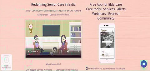A platform for the elderly